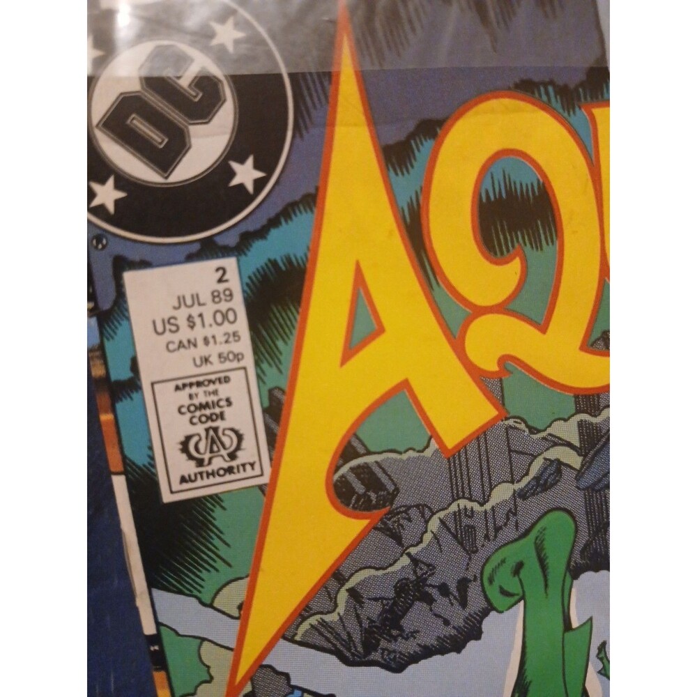 Aquaman Issue #2 July 1989 DC Comics Striking Back! - Picture 2 of 6
